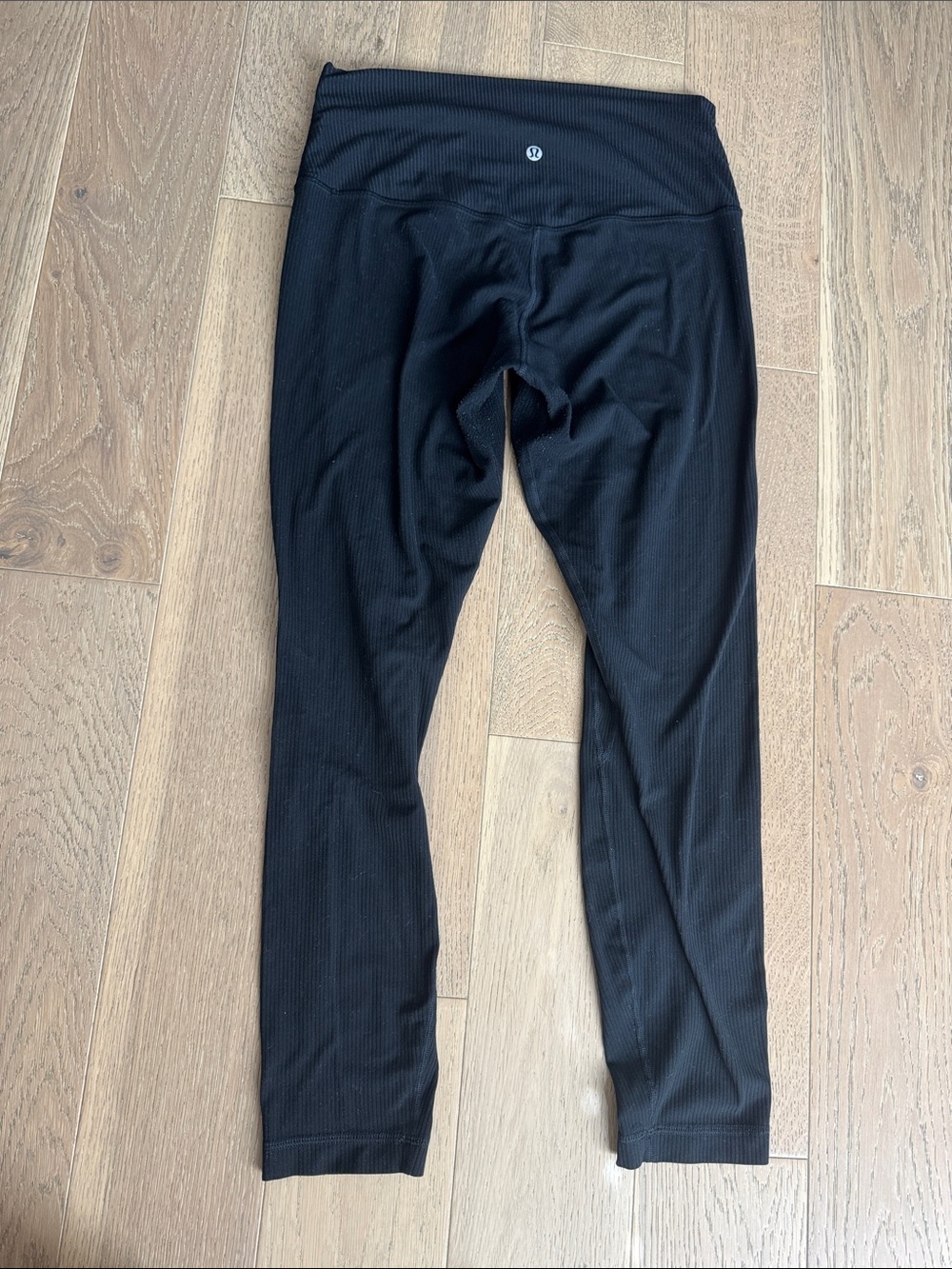 lululemon athletica Black High-Rise Ribbed Leggings